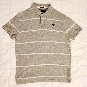 *Vintage* - Men's Large Athletic Fit -American Eagle Polo Shirt- L Short Sleeve